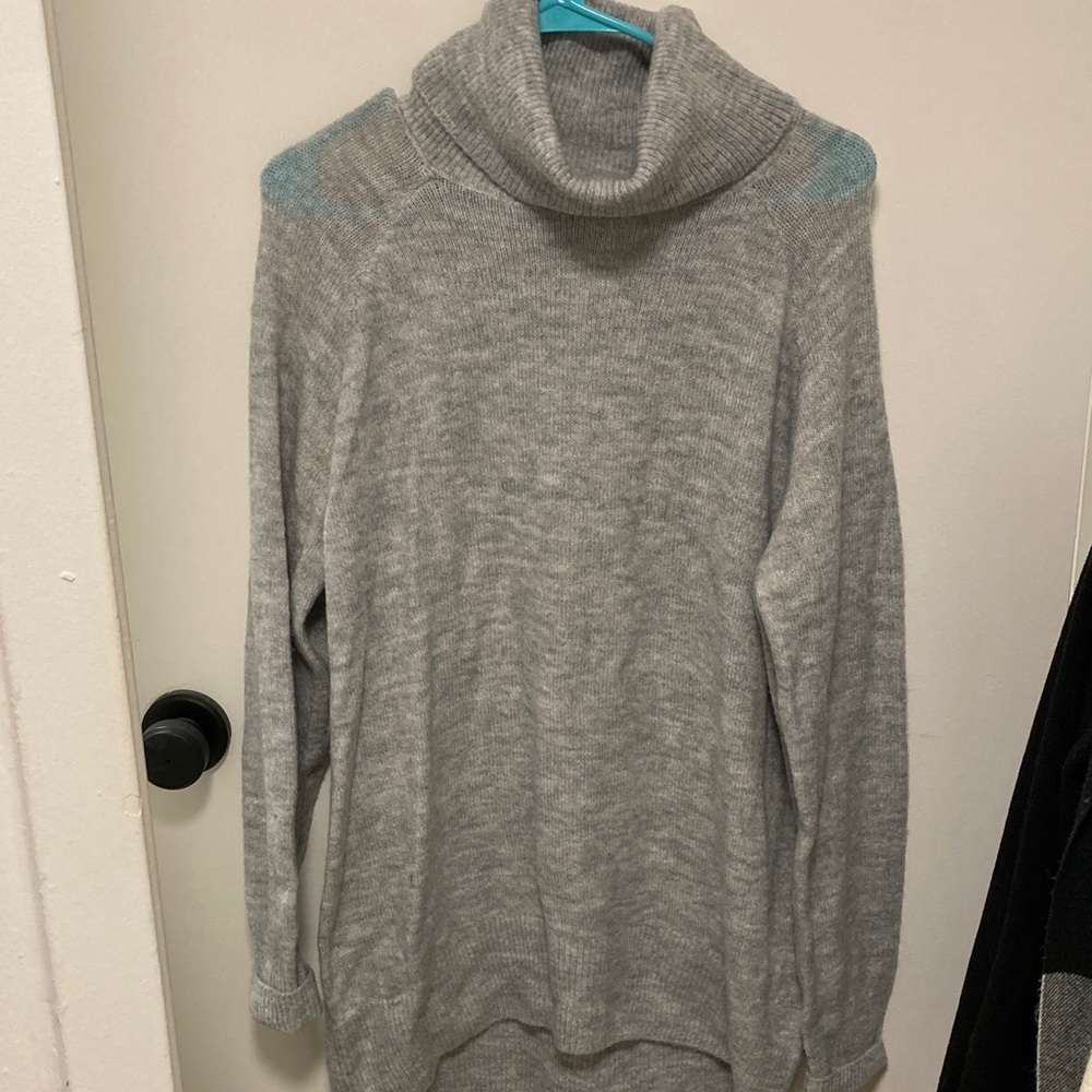 Cozy Grey Turtleneck Sweater